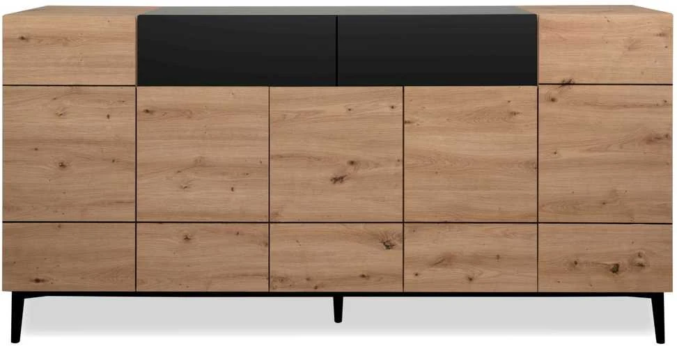 Homestyle4U Komoda, 180x41.8x90.4 cm, ruda