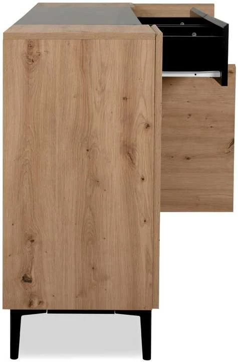 Homestyle4U Komoda, 180x41.8x90.4 cm, ruda