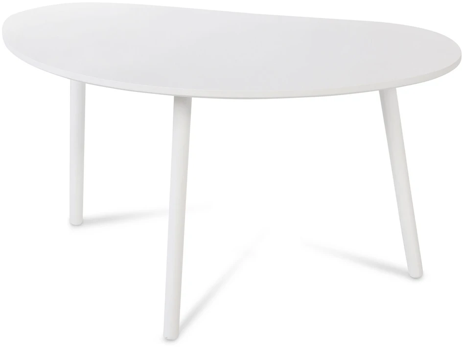 Homestyle4U Šoninis staliukas, 84x50x43.5 cm, balta