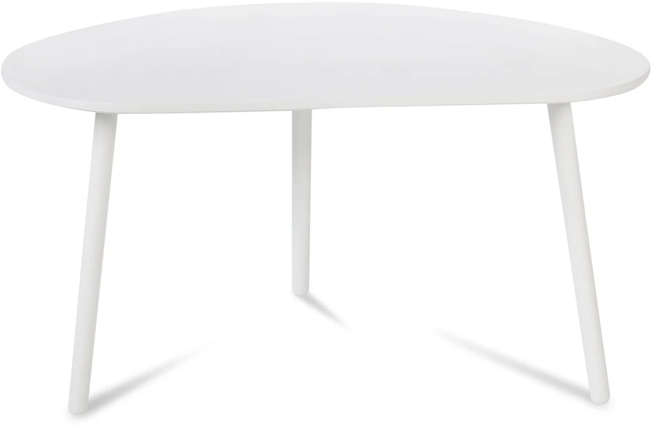 Homestyle4U Šoninis staliukas, 84x50x43.5 cm, balta