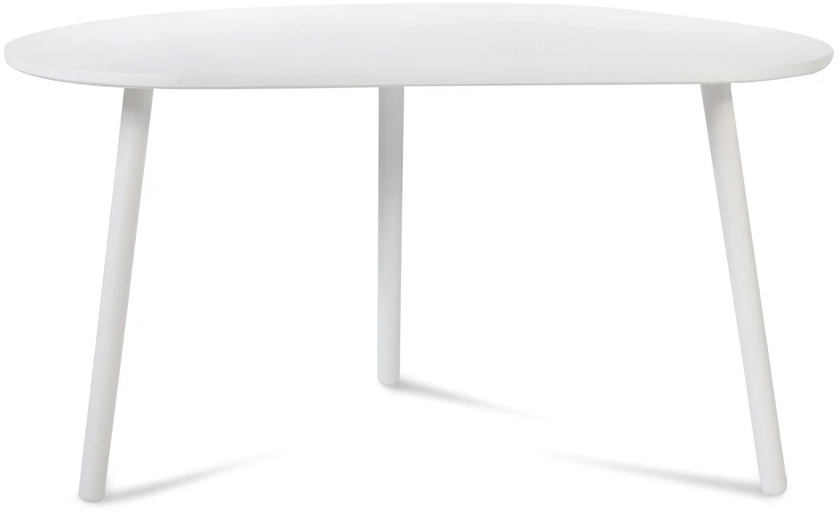 Homestyle4U Šoninis staliukas, 84x50x43.5 cm, balta