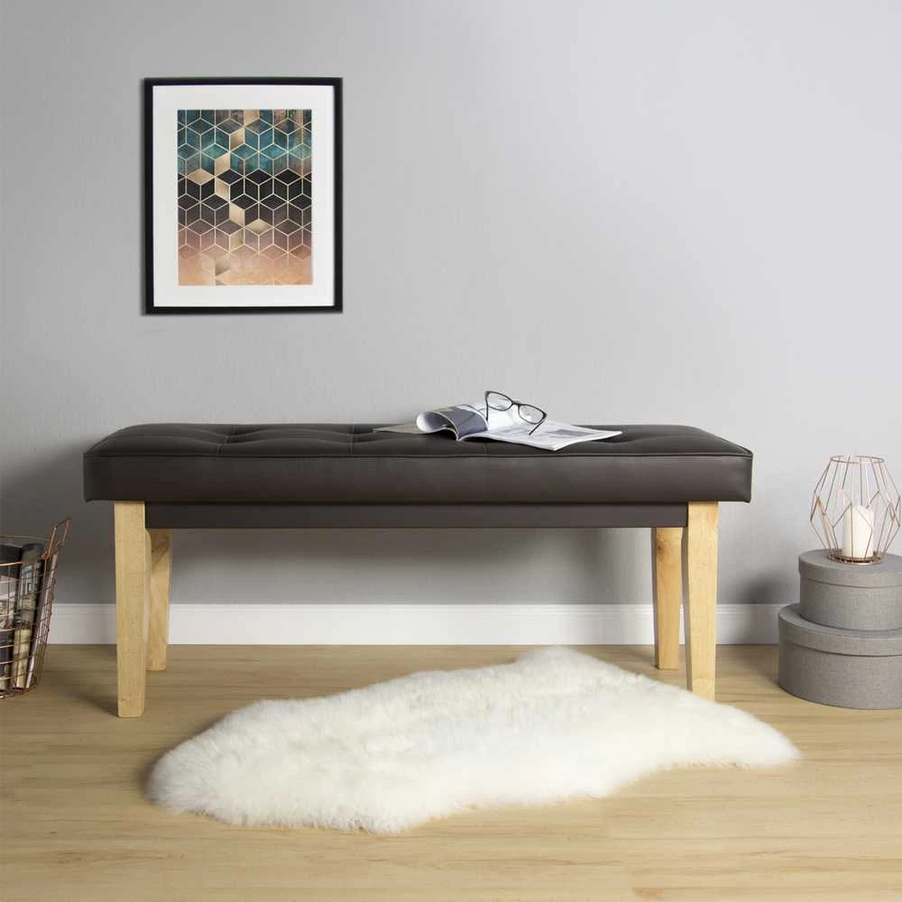 Homestyle4U Suolas, 103x41x47 cm, Ruda