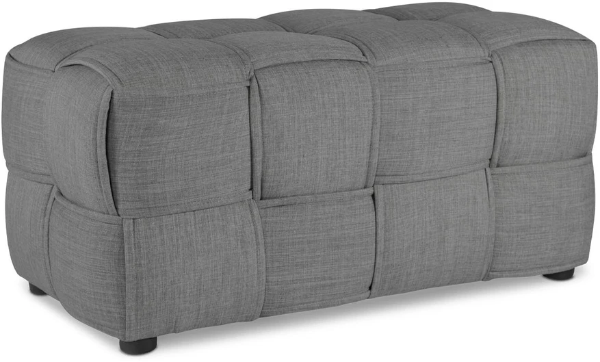 Homestyle4U Suoliukas, 86x43x40 cm, pilka