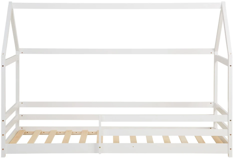 Homestyle4U Vaikiška lova, 206x141x97 cm, balta