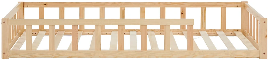 Homestyle4U Vaikiška lova, 96x32x205,5 cm, natūrali