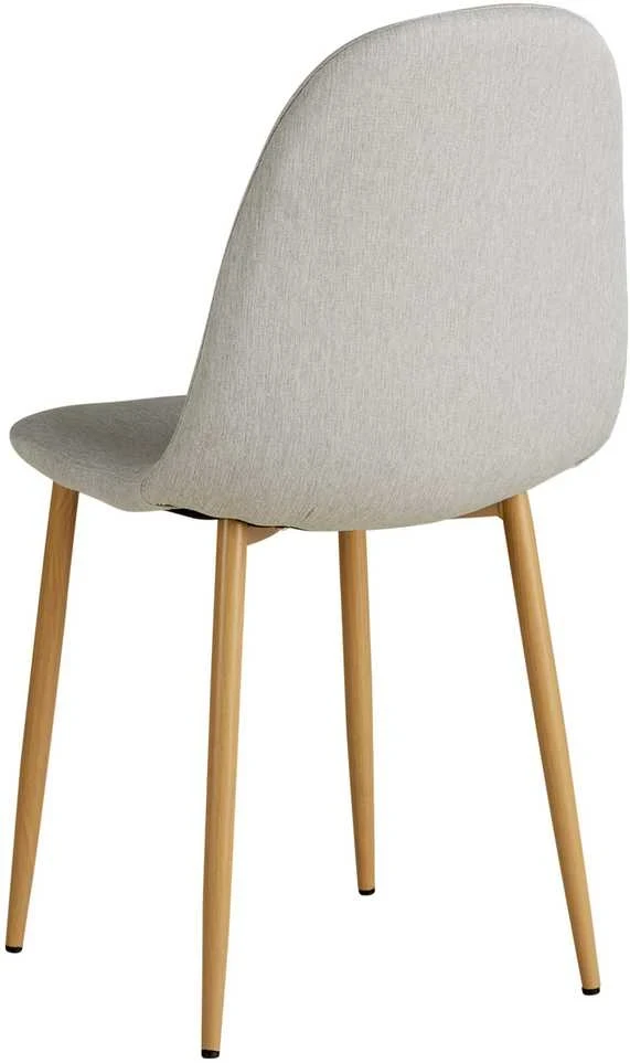 Homestyle4U Valgomojo kėdė, 44x88x45.5 cm, pilka