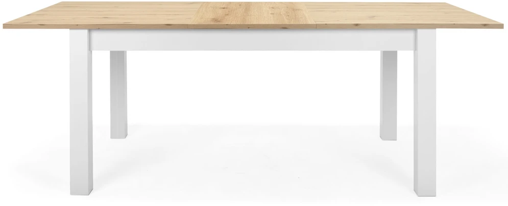 Homestyle4U Valgomasis stalas, 160x90x75 cm, balta