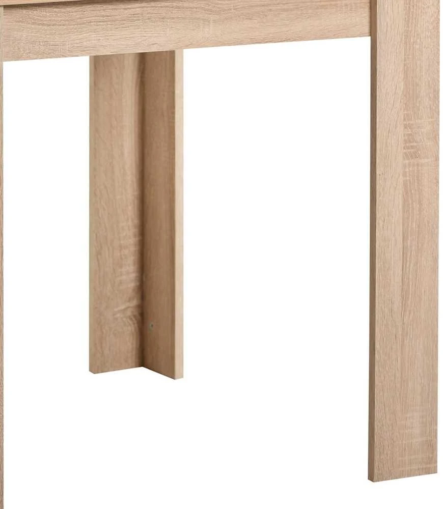 Homestyle4U Valgomojo stalas, 80x80x75 cm, rudas