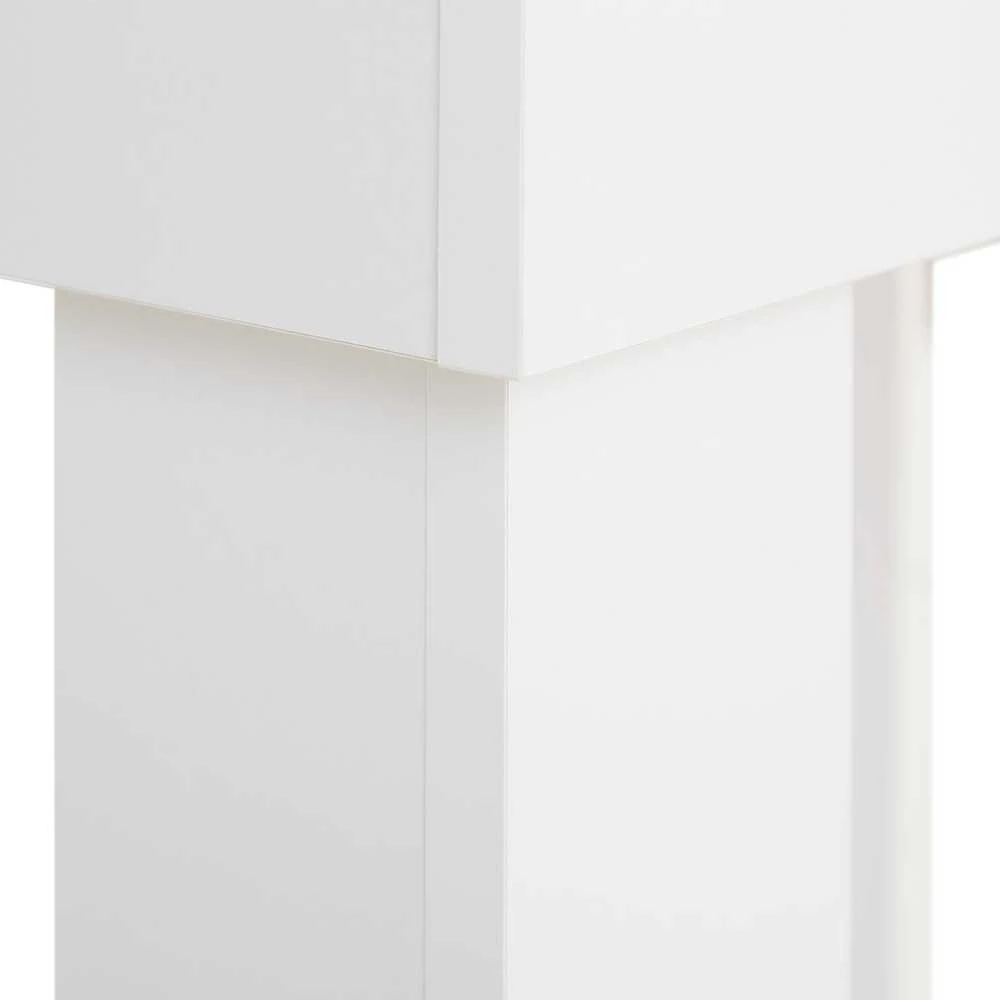 Homestyle4U Valgomasis stalas, 90x73x60 cm, balta