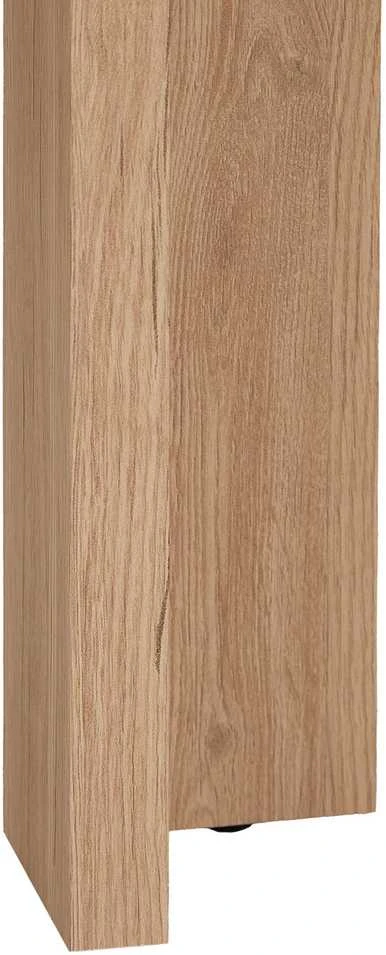 Homestyle4U Valgomojo stalas, 106.5x106.5x76.5 cm, rudas