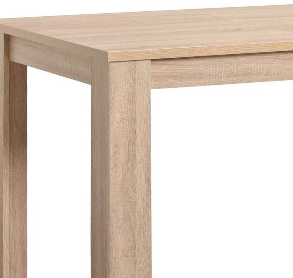 Homestyle4U Valgomojo stalas, 120x80x75 cm, rudas