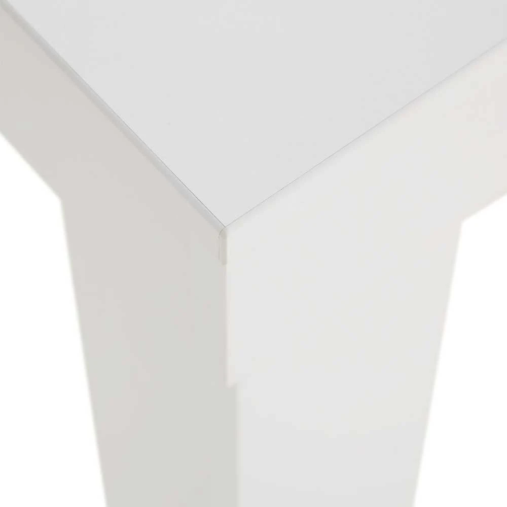 Homestyle4U Valgomasis stalas, 90x73x60 cm, balta