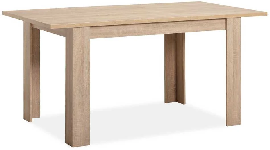 Homestyle4U Valgomojo stalas, 120x80x75 cm, rudas