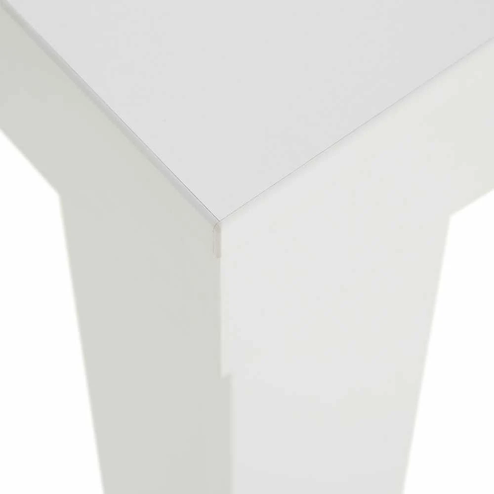 Homestyle4U Valgomasis stalas, 90x73x60 cm, balta