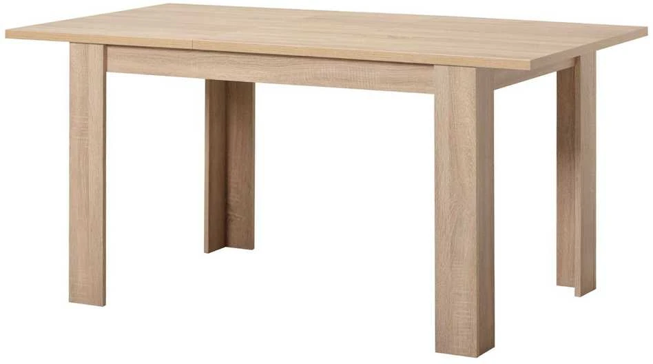 Homestyle4U Valgomojo stalas, 120x80x75 cm, rudas