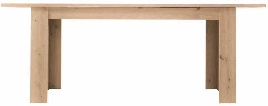 Homestyle4U Valgomojo stalas, 200.5x90.5x76.5 cm, rudas