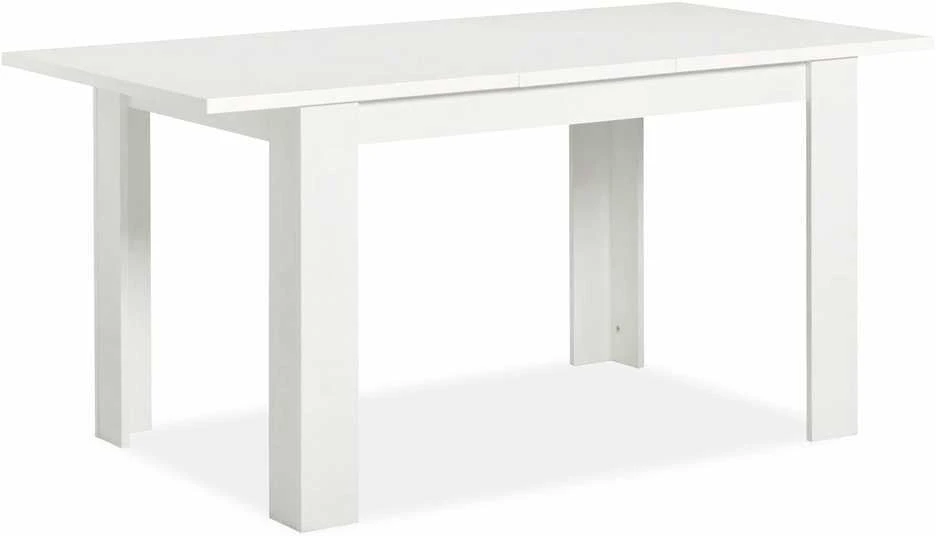 Homestyle4U Valgomasis stalas, 120x80x75 cm, balta