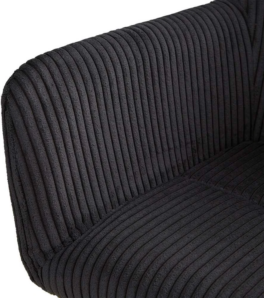 Homestyle4U Valgomojo stalas ir kėdžių komplektas, 160.5x90.5x76.5 cm, balta, pilka, juoda