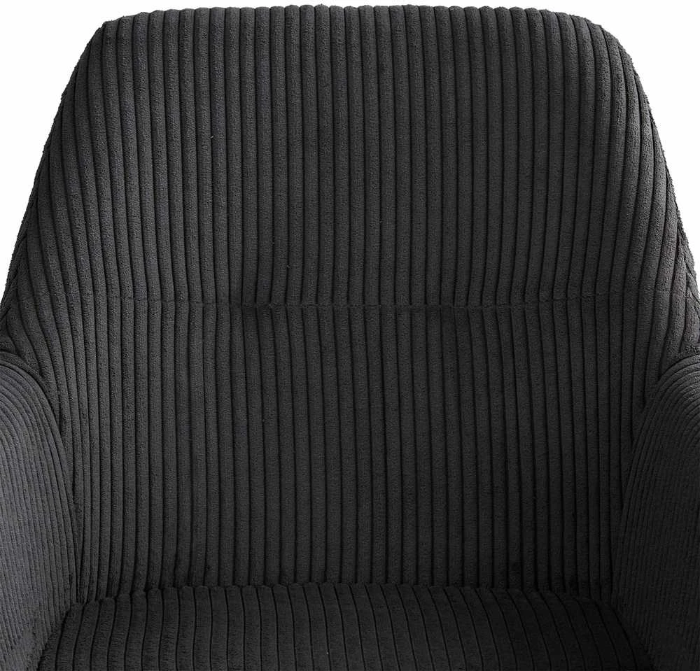 Homestyle4U Valgomojo stalas ir kėdžių komplektas, 160.5x90.5x76.5 cm, balta, pilka, juoda