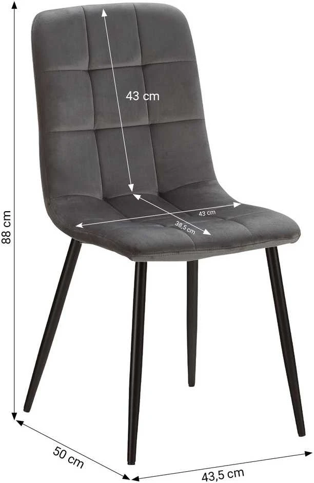 Homestyle4U Valgomojo stalas ir kėdžių komplektas, 120x80x75 cm, balta, pilka