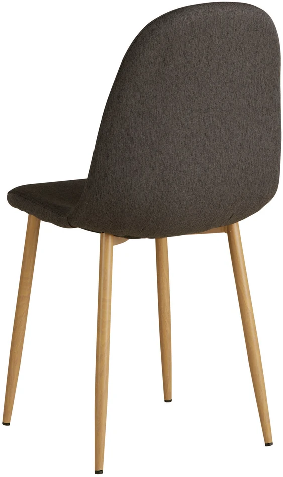 Homestyle4U Valgomojo kėdė, 44x88x45.5 cm, pilka