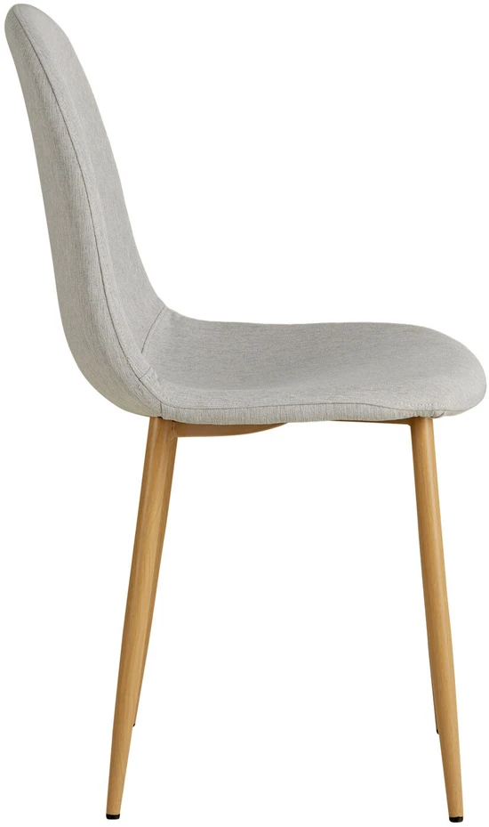 Homestyle4U Valgomojo kėdė, 44x88x45.5 cm, pilka