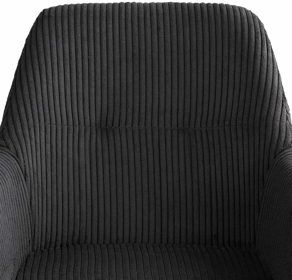 Homestyle4U Valgomojo kėdžių komplektas, 57x85x59 cm, pilka