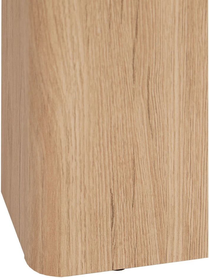 Homestyle4U Valgomojo stalas, 106.5x106.5x76.5 cm, rudas