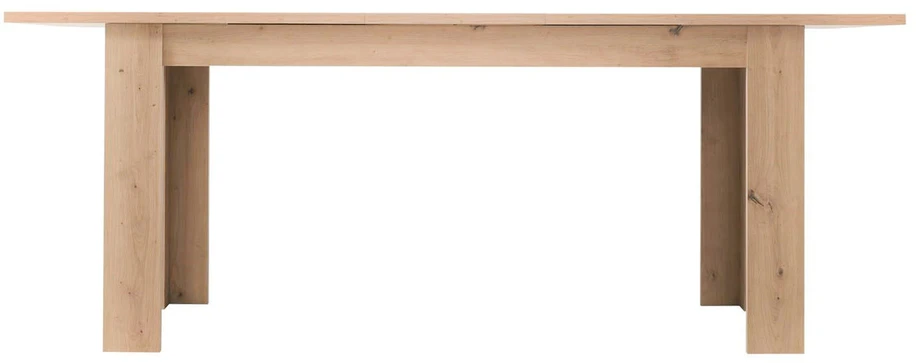 Homestyle4U Valgomojo stalas, 200.5x90.5x76.5 cm, rudas