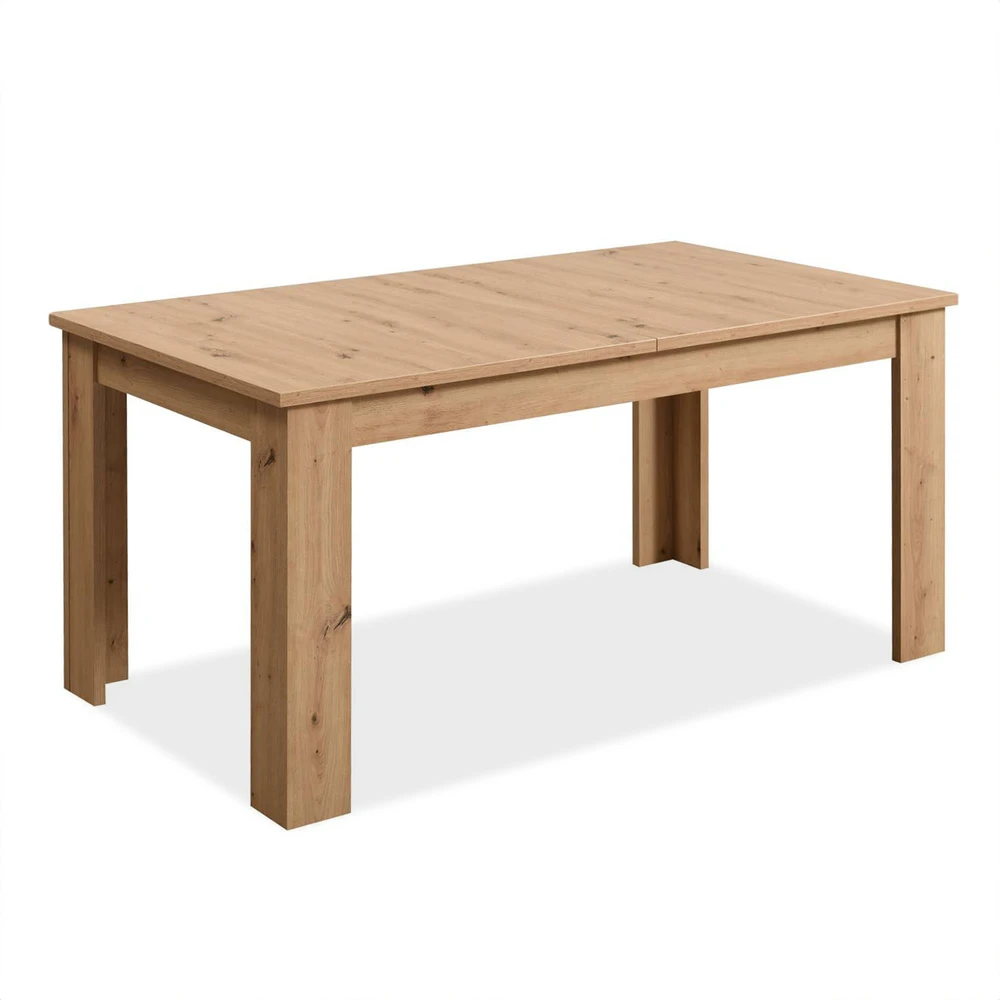 Homestyle4U Valgomojo stalas, 200.5x90.5x76.5 cm, rudas
