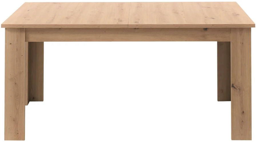 Homestyle4U Valgomojo stalas, 200.5x90.5x76.5 cm, rudas