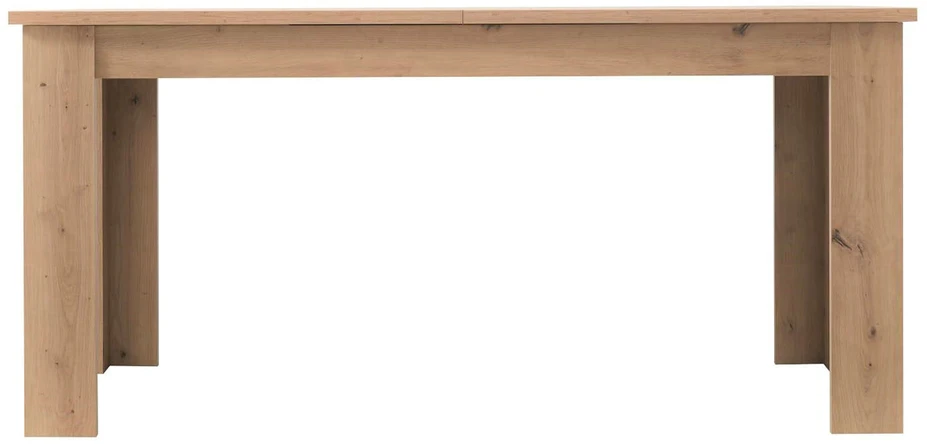 Homestyle4U Valgomojo stalas, 200.5x90.5x76.5 cm, rudas