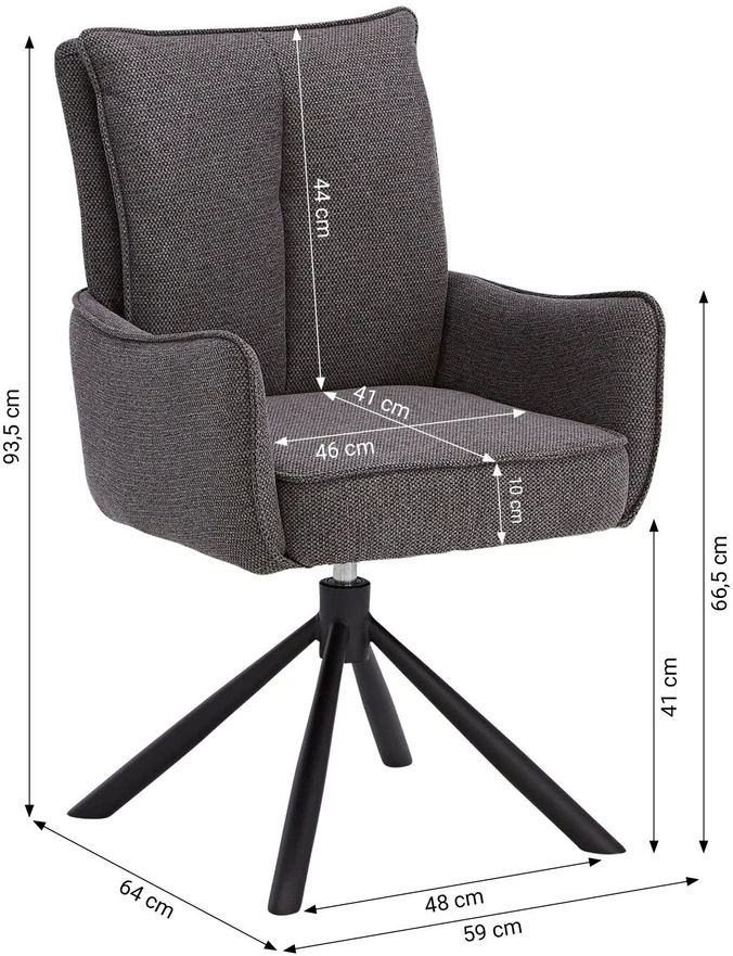 Homestyle4U Valgomojo stalas ir kėdžių komplektas, 200x95x93.5 cm, ruda, juoda, pilka