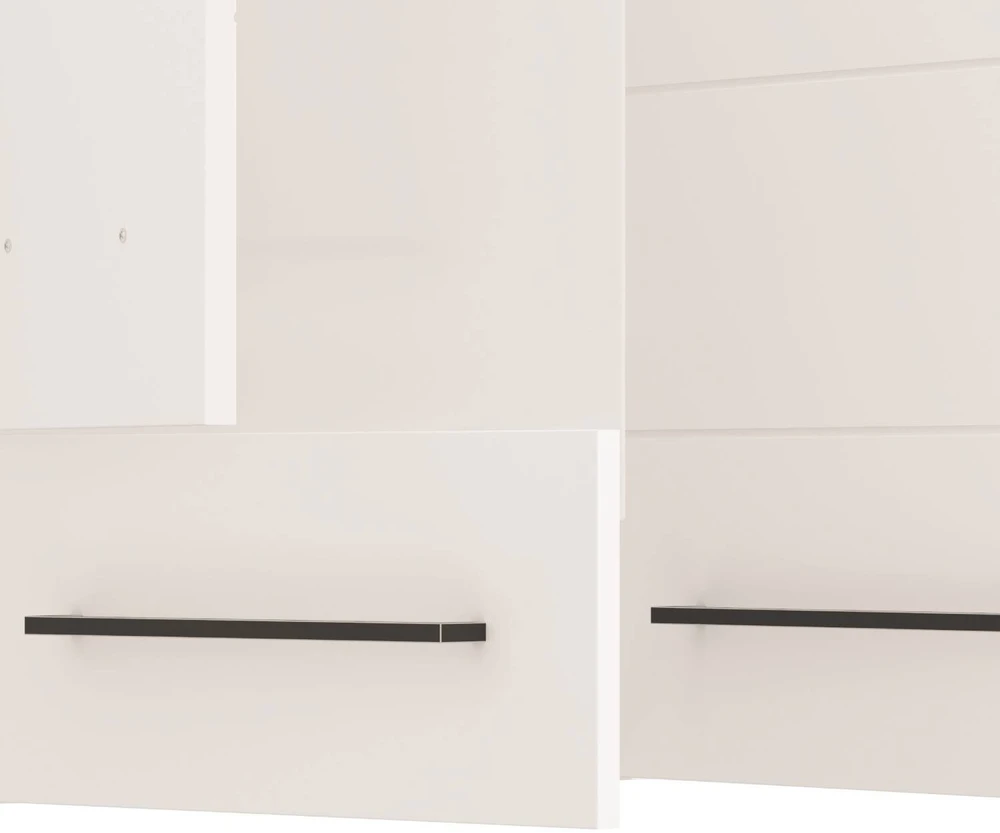 Homestyle4U Virtuvės spintelė, 180x200x60 cm, balta