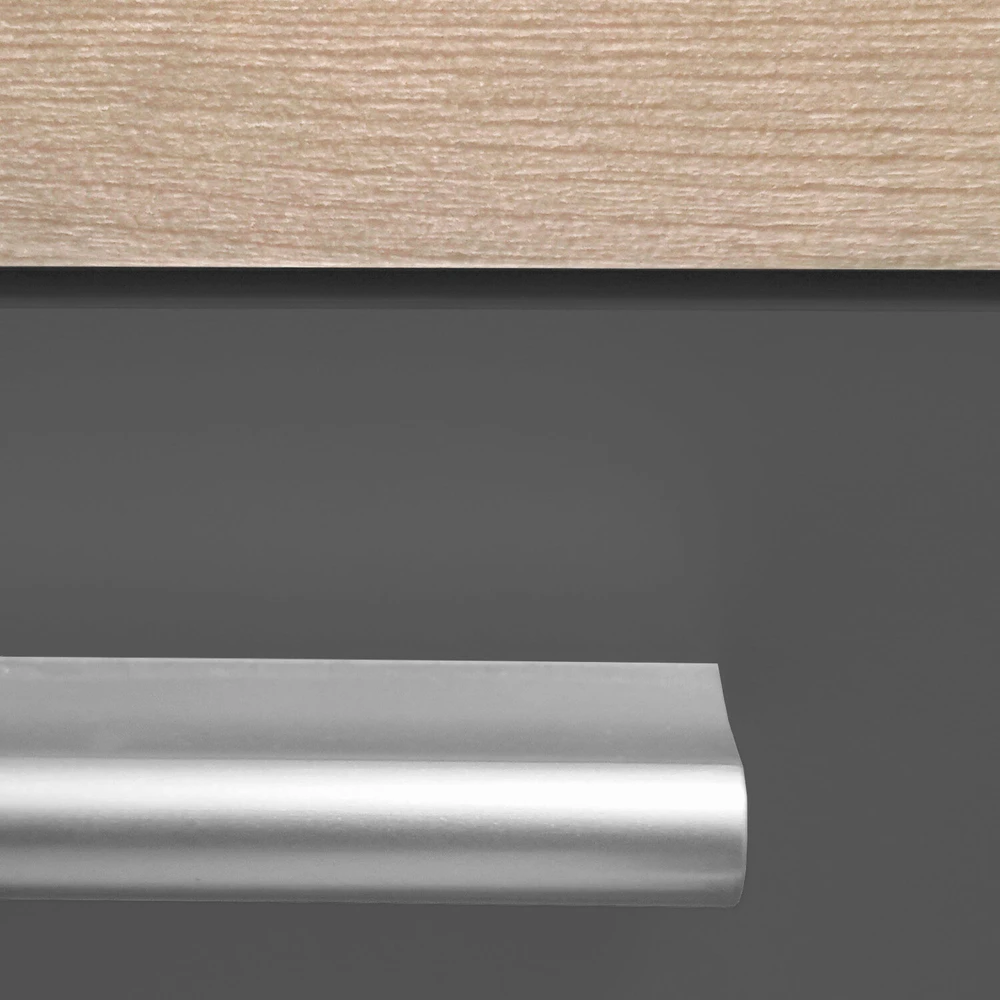 Homestyle4U Virtuvės spintelių komplektas, 120x60x206.5 cm, pilka