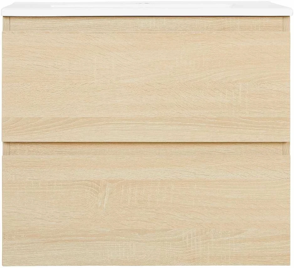 Homestyle4U Vonios baldų komplektas, 61x124x47 cm, smėlio spalvos