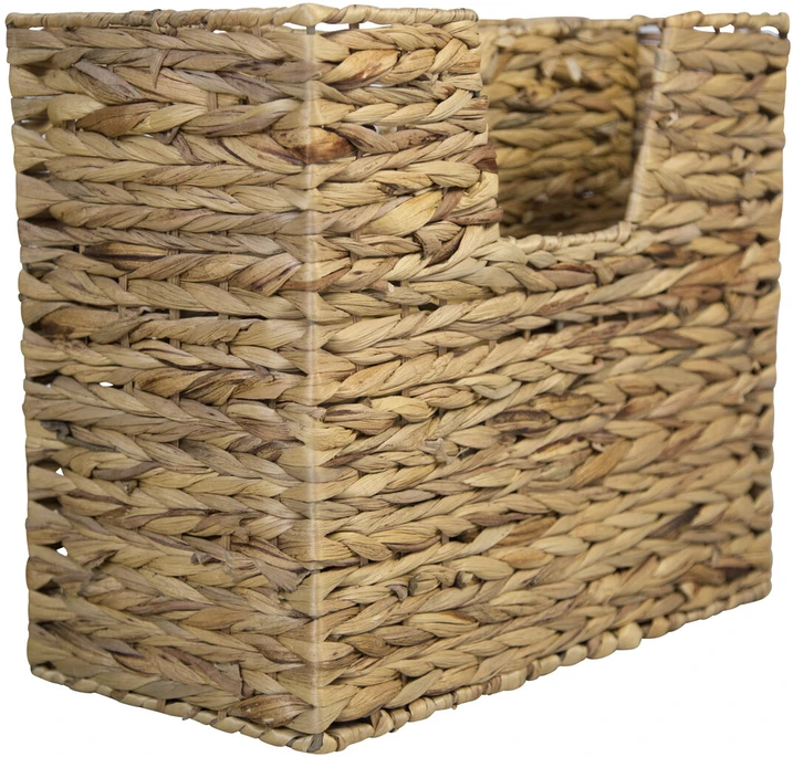 Homestyle4U Žurnalų laikiklis, 40x20x34 cm, rudas