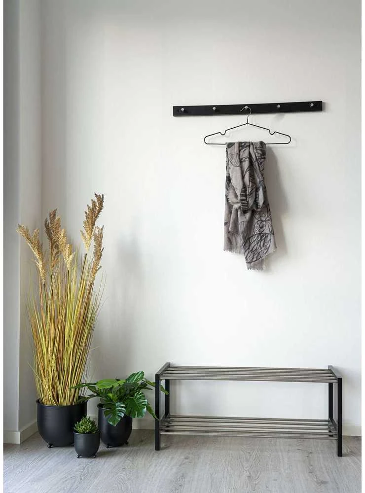 Nežinomas Shoe rack House Nordic Padova. juodas. 78x34x32 cm