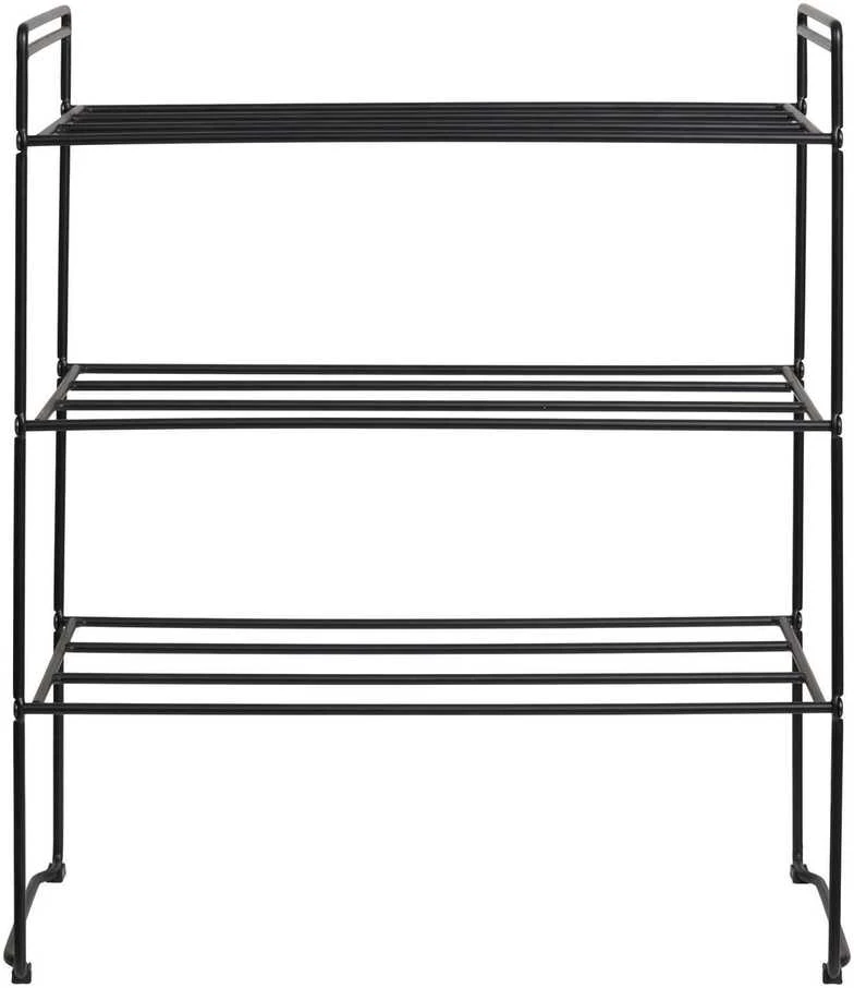 Nežinomas Shoe rack. juodas. 25 cm x 49.5 cm x 60 cm