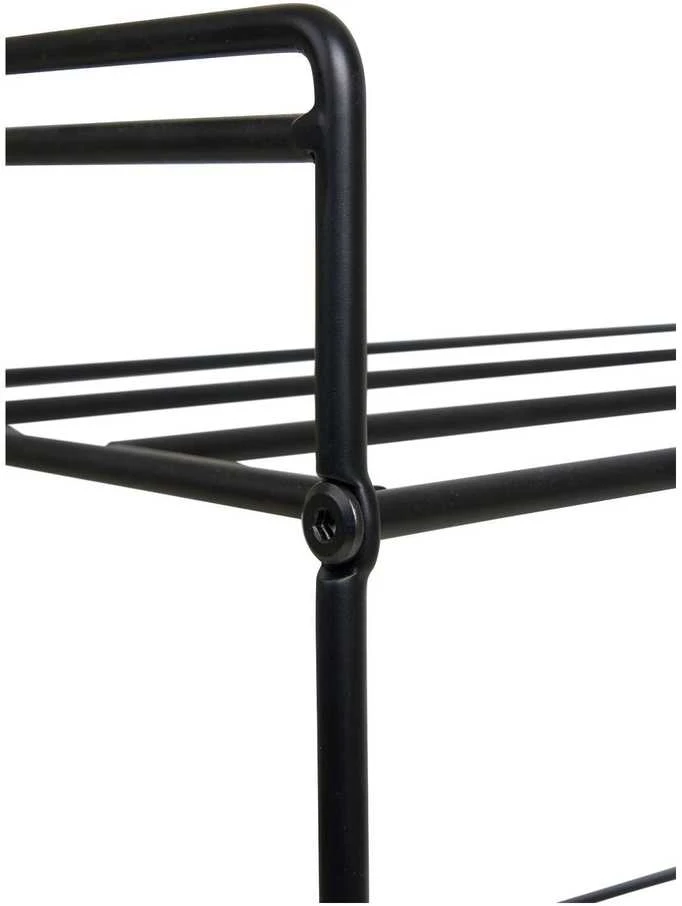 Nežinomas Shoe rack. juodas. 25 cm x 49.5 cm x 60 cm