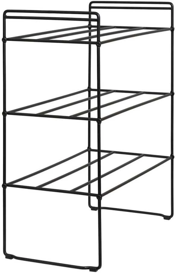 Nežinomas Shoe rack. juodas. 25 cm x 49.5 cm x 60 cm