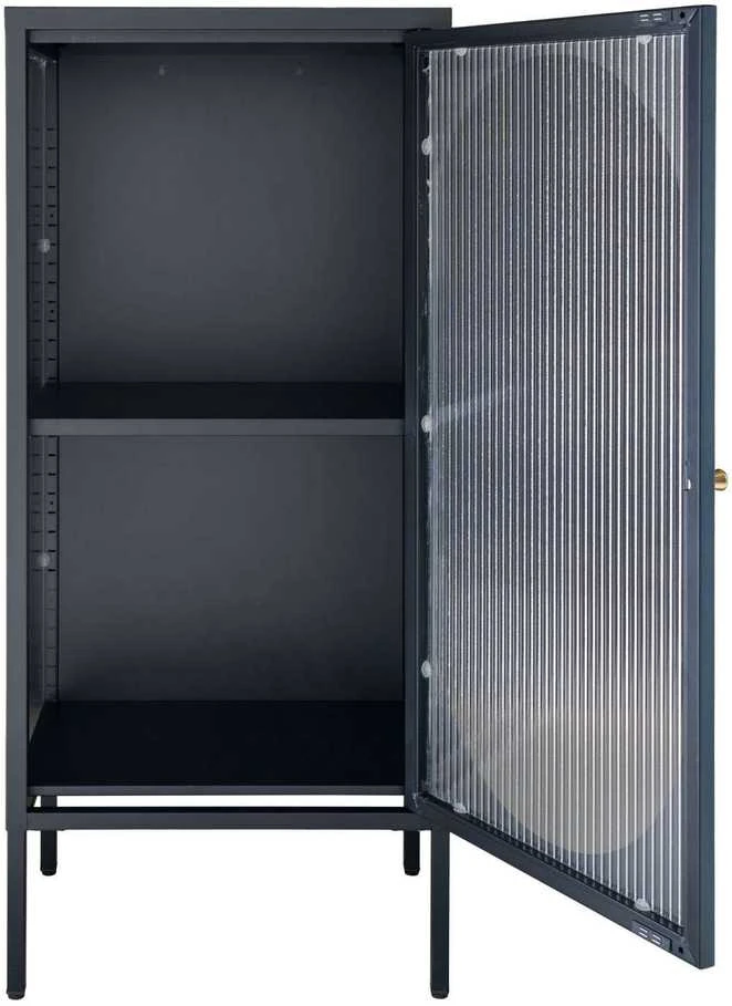 House Ekspozicinis spintelis, Adelaide, 50x35x110 cm, Juodas (Ekspozicinė prekė)