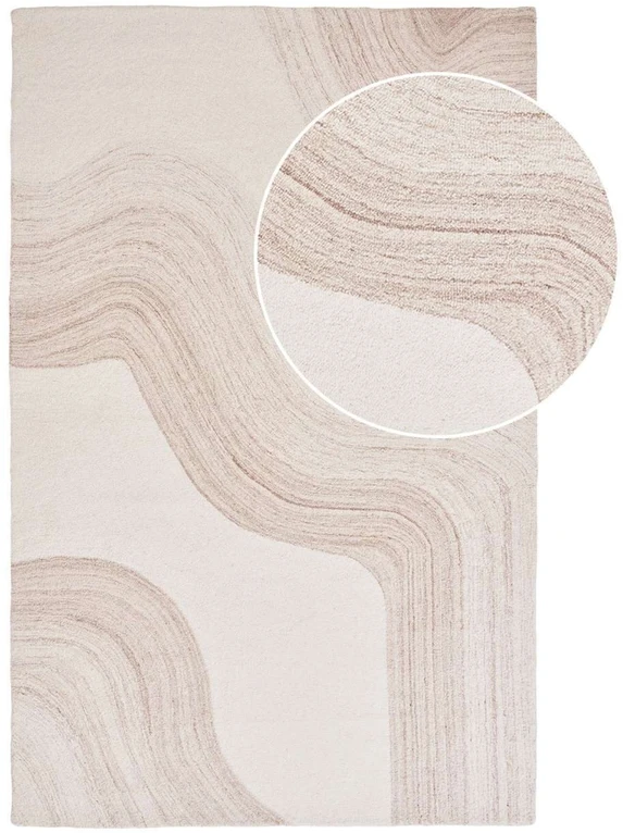 House Kilimas, Kilimas Surat, 160x230 cm, Šviesiai ruda/Ivory