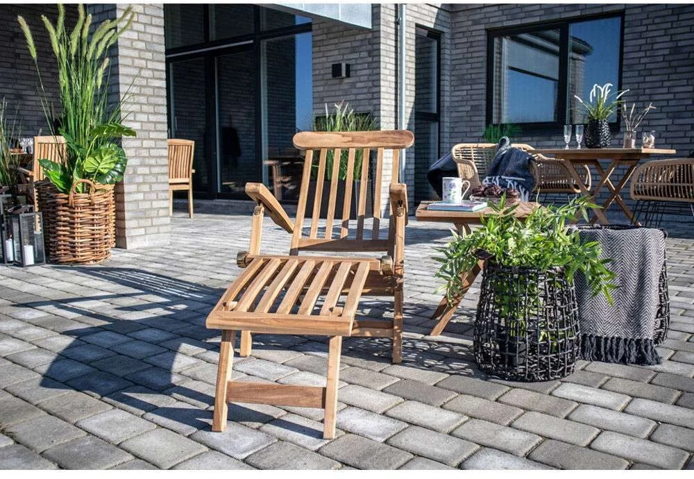 House Laivyklos kėdė, Arrecife Teak, Natūrali