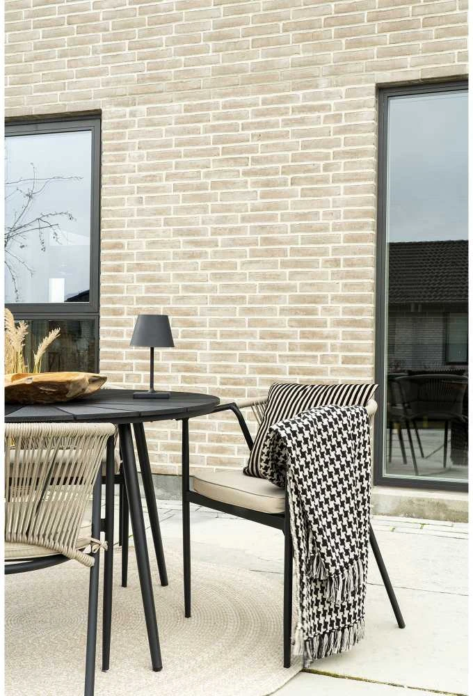 House Nordic Antklodė, Šoninė šachmatai, 130x180 cm, Juoda.