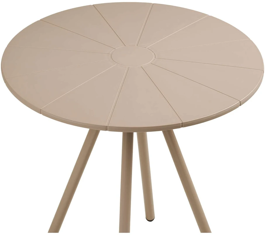 House Nordic Bistro stalas Barletta 70x70x73,5 cm pilkšvai rudas