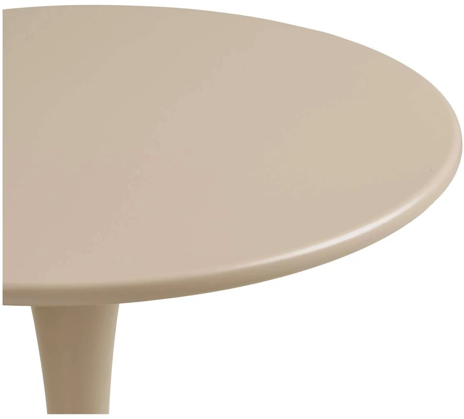 House Nordic Bistro stalas Meira 60x60x72 cm taupe plienas
