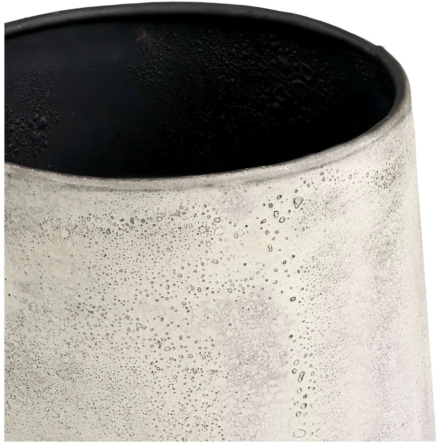 House Nordic Dekoratyvinis vazonas 30x30x38,5 cm smėlio spalvos metalas