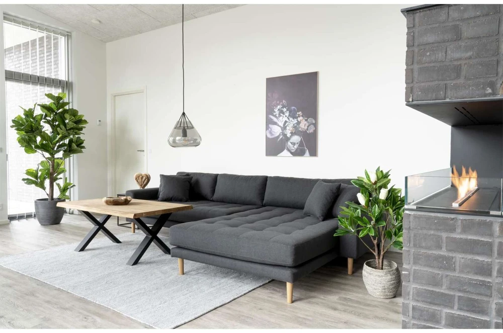 House Nordic Dirbtinis augalas, Smuikavimo lapo medis, 190 cm, Žalias