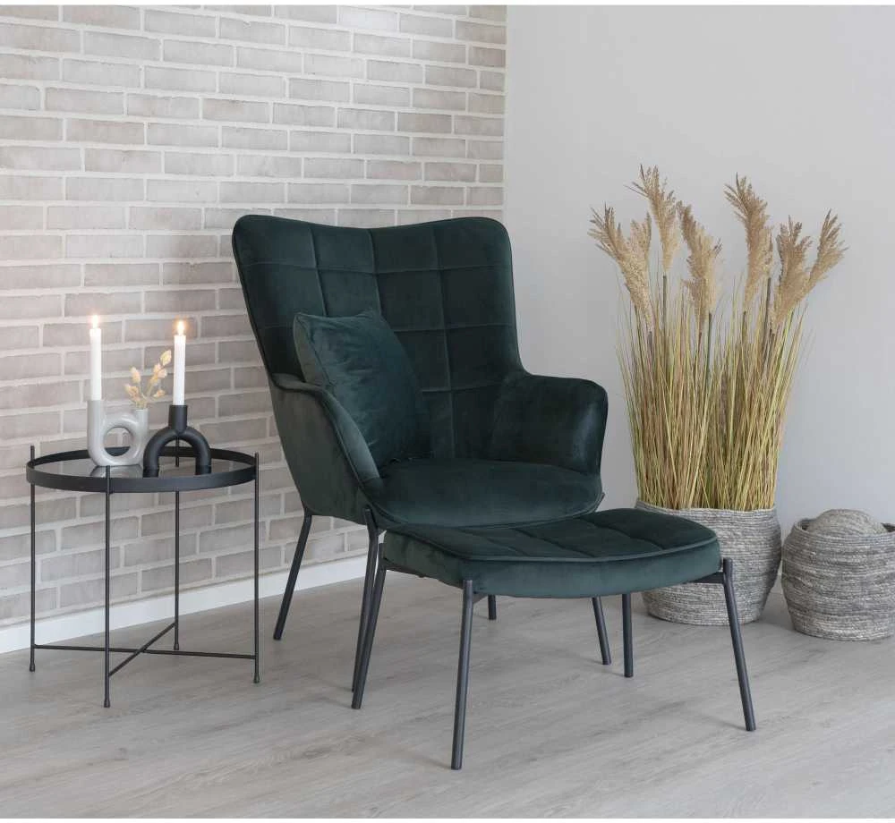 House Nordic Dirbtinis augalas, Sorghumo žolė, A:110 cm, Žalia